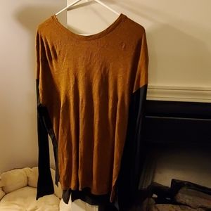 Sanctuary brown and black tunic size XL